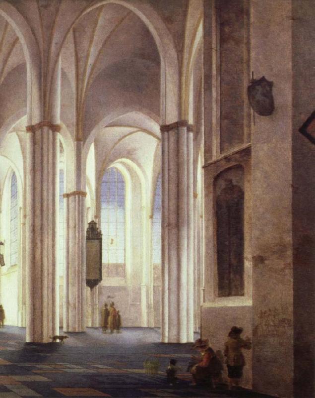 Pieter Saenredam the lnterior of the buurkerk at utrecht oil painting image